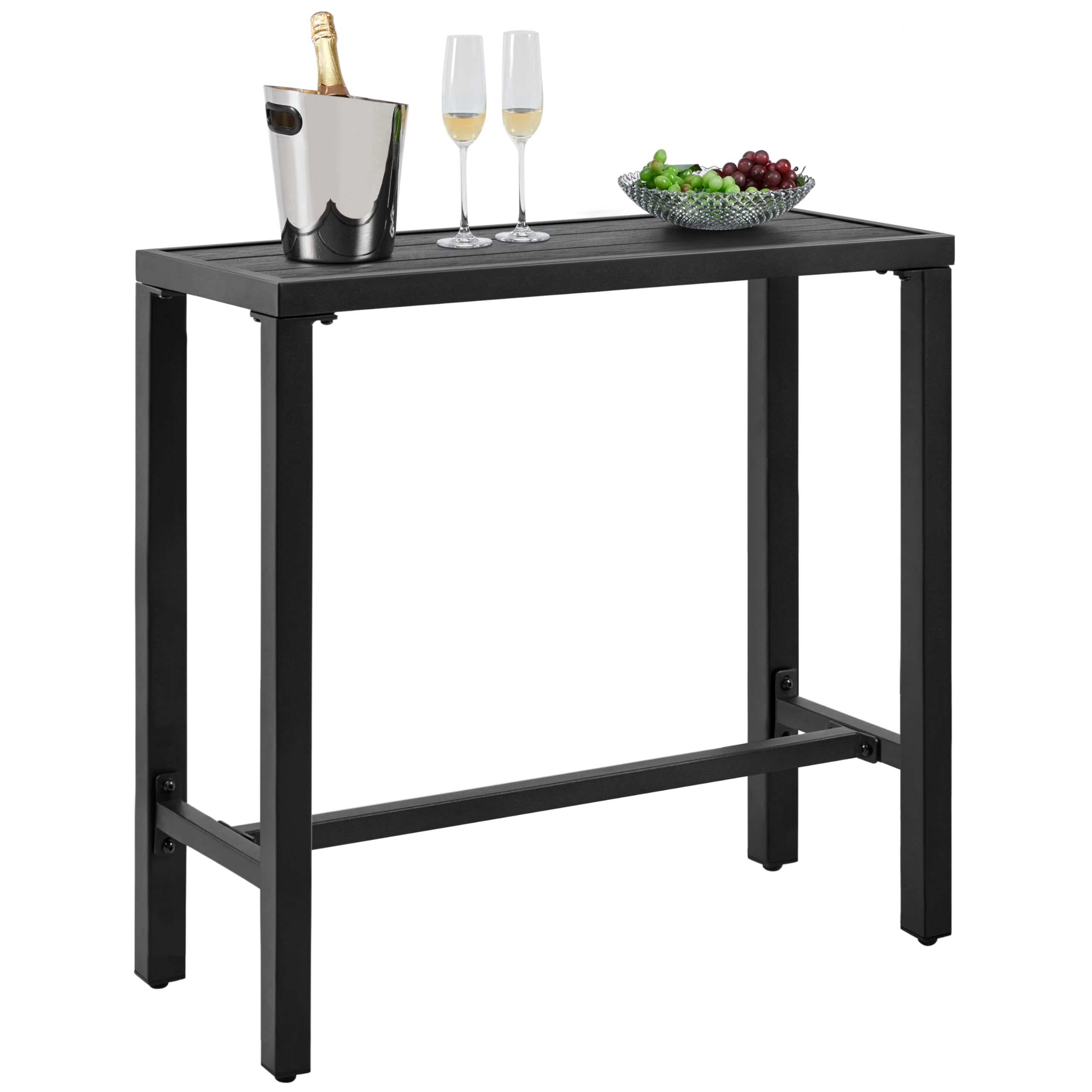Outdoor Bar Table, 39'' Square Bar Height Dining Table