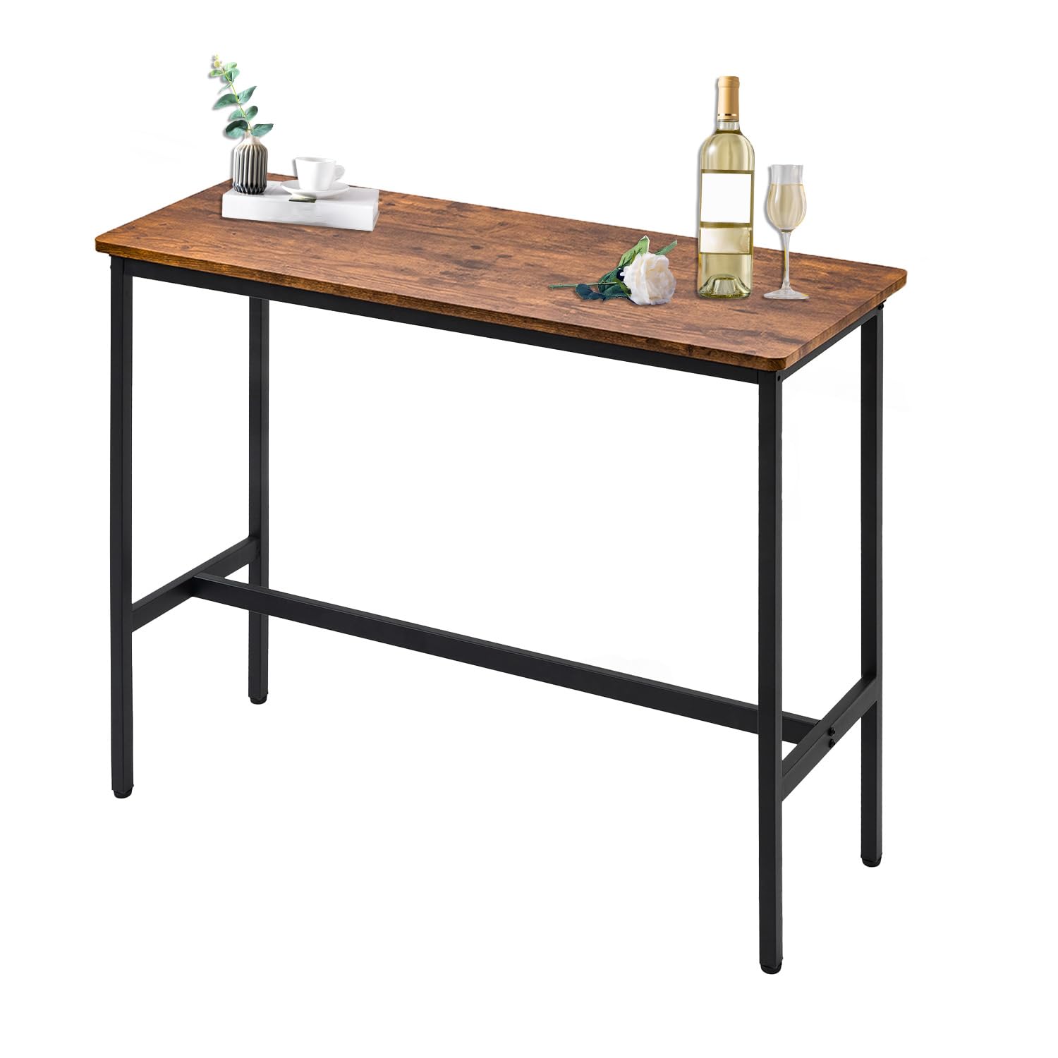 44.5" Bar Table, Bar Height Pub Table, Counter Height Bar Table