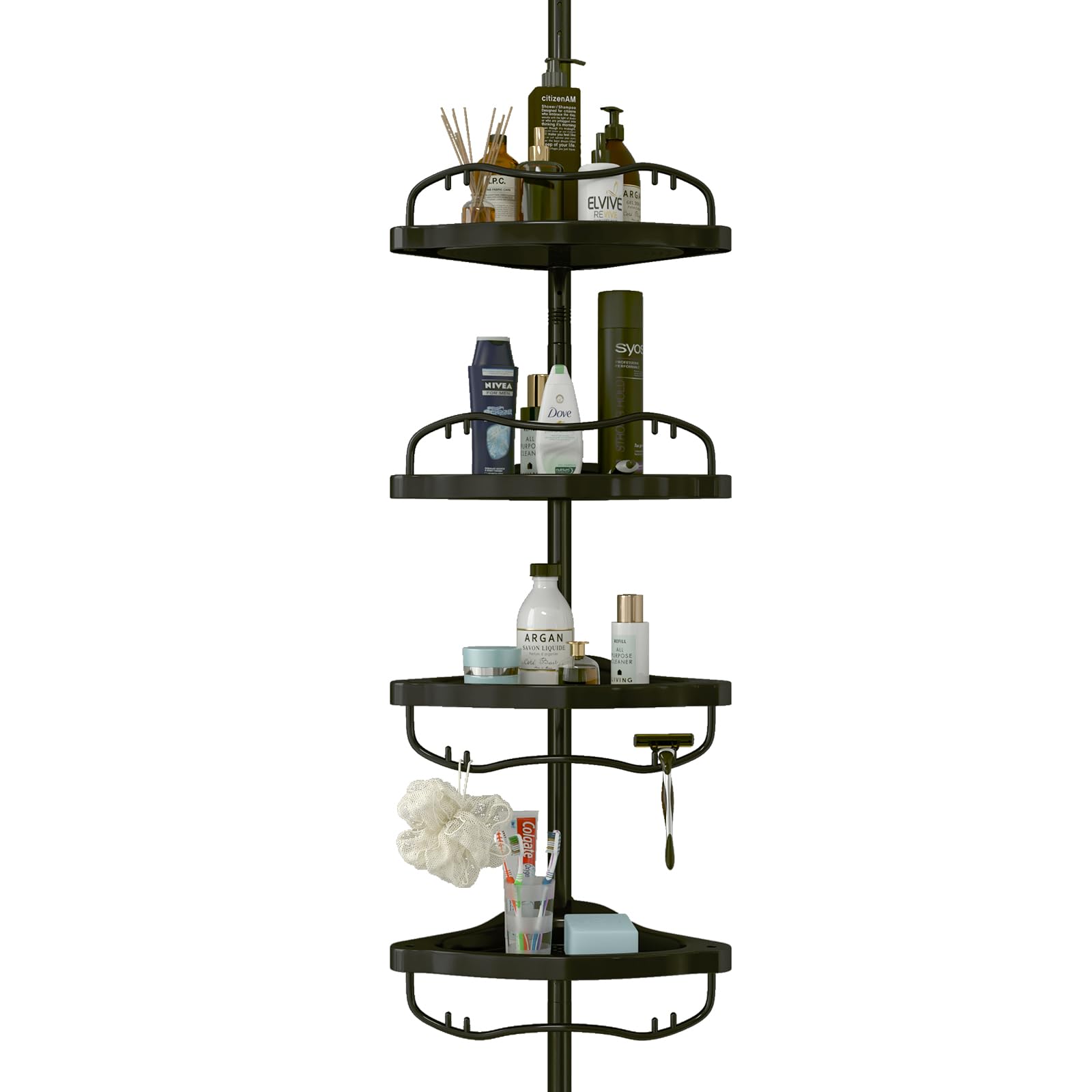 Shower Organizer Caddy, 39-125 Inch Home Decor Organization And Storage Bathroom