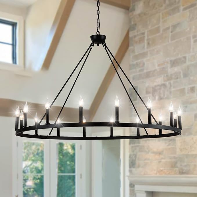Wagon Wheel Chandelier