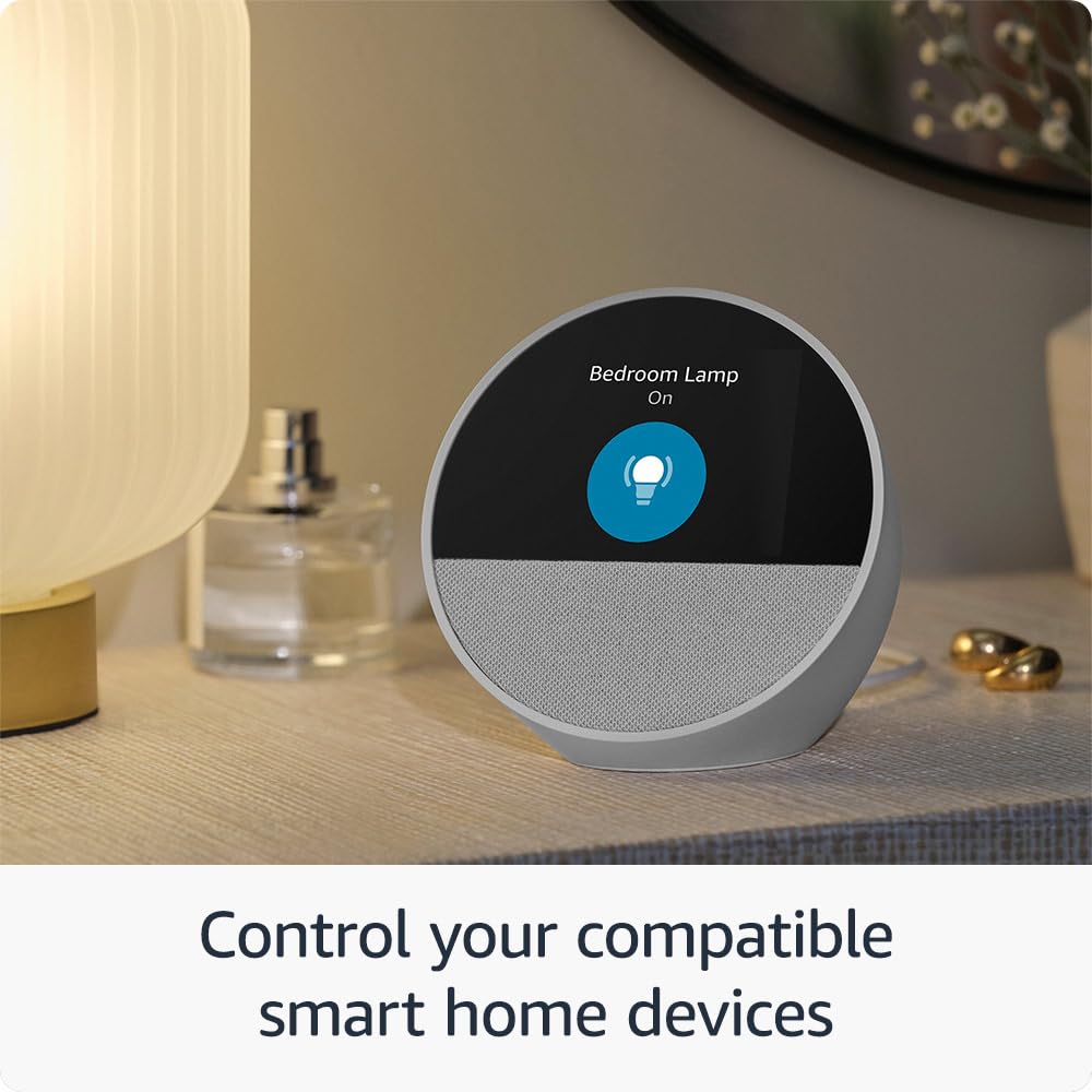 Echo Spot (newest model), Great for nightstands, offices and kitchens