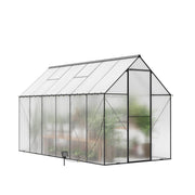 6x12 FT Outdoor Polycarbonate Greenhouse, Walk-in Heavy Duty Green House