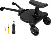 Stroller Board Buggy Board with Detachable Seat, Stroller Glider Board Suitable