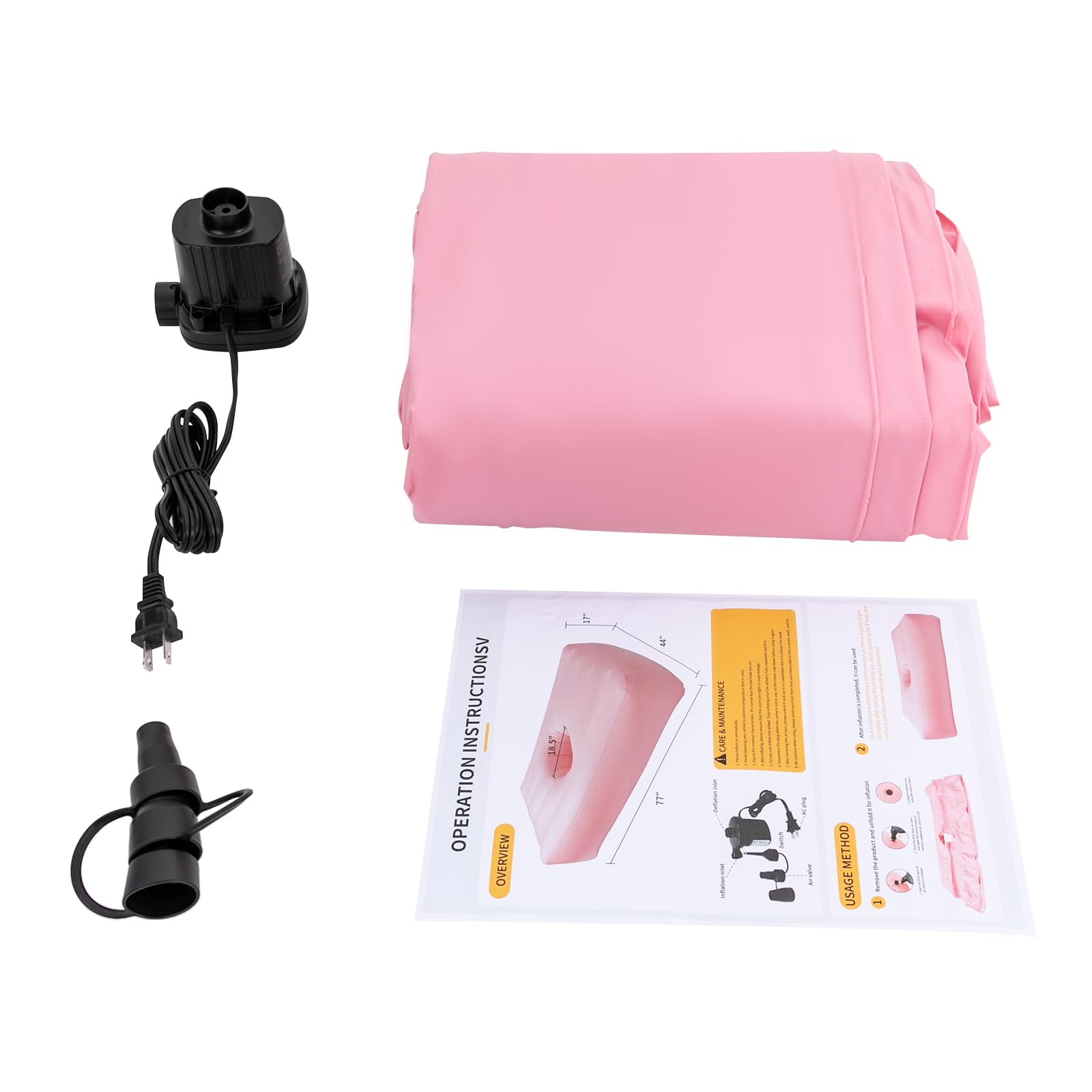 BBL Recovery Air Mattress with Hole Post-Surgery Recovery & Portable Air Mattress