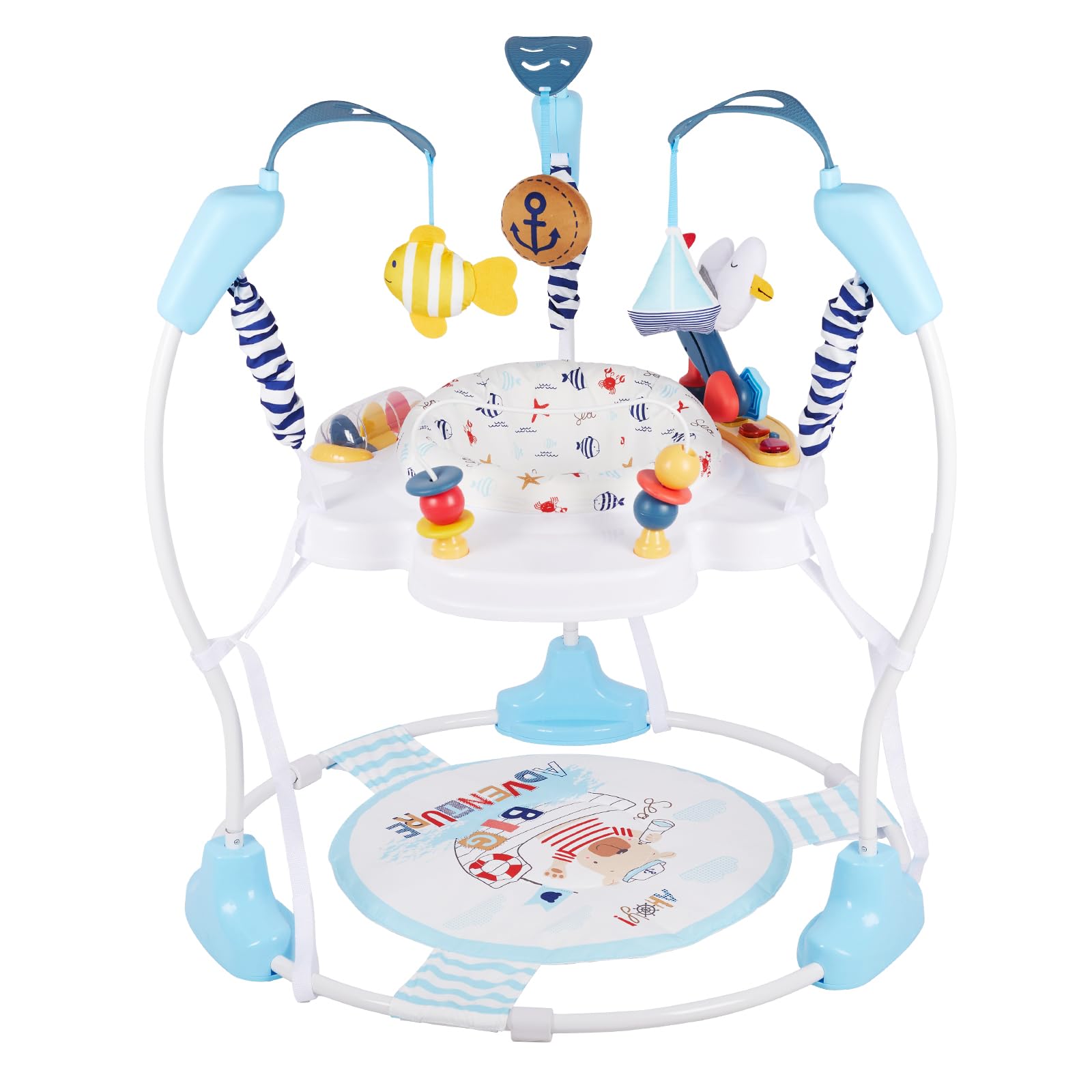 Baby Activity Center, 3-in-1 Baby Jumper, Infant Activity Center with 360° Rotating Seat