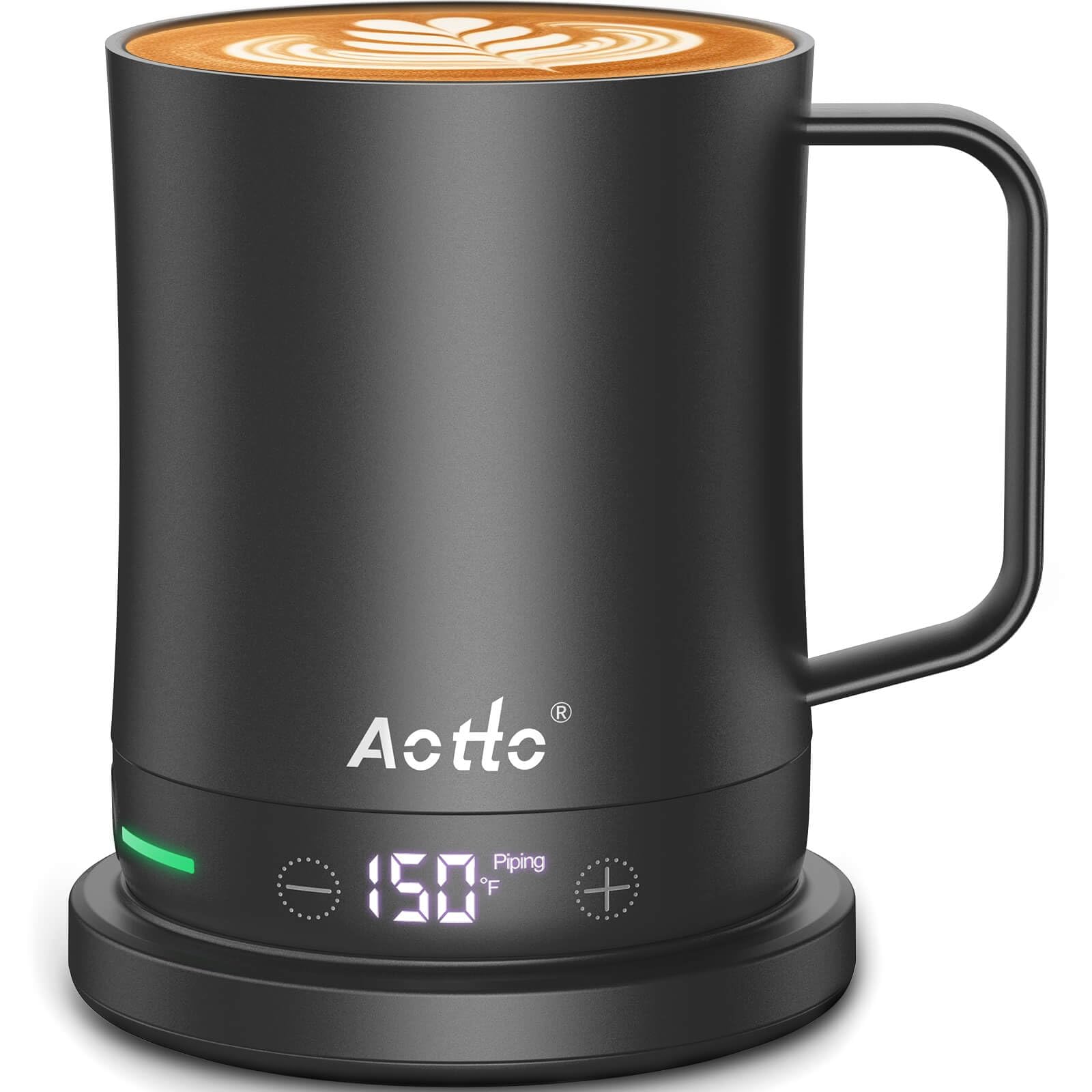 Temperature Control Smart Coffee Mug 14oz - Adjustable 120°F-150°F Heating