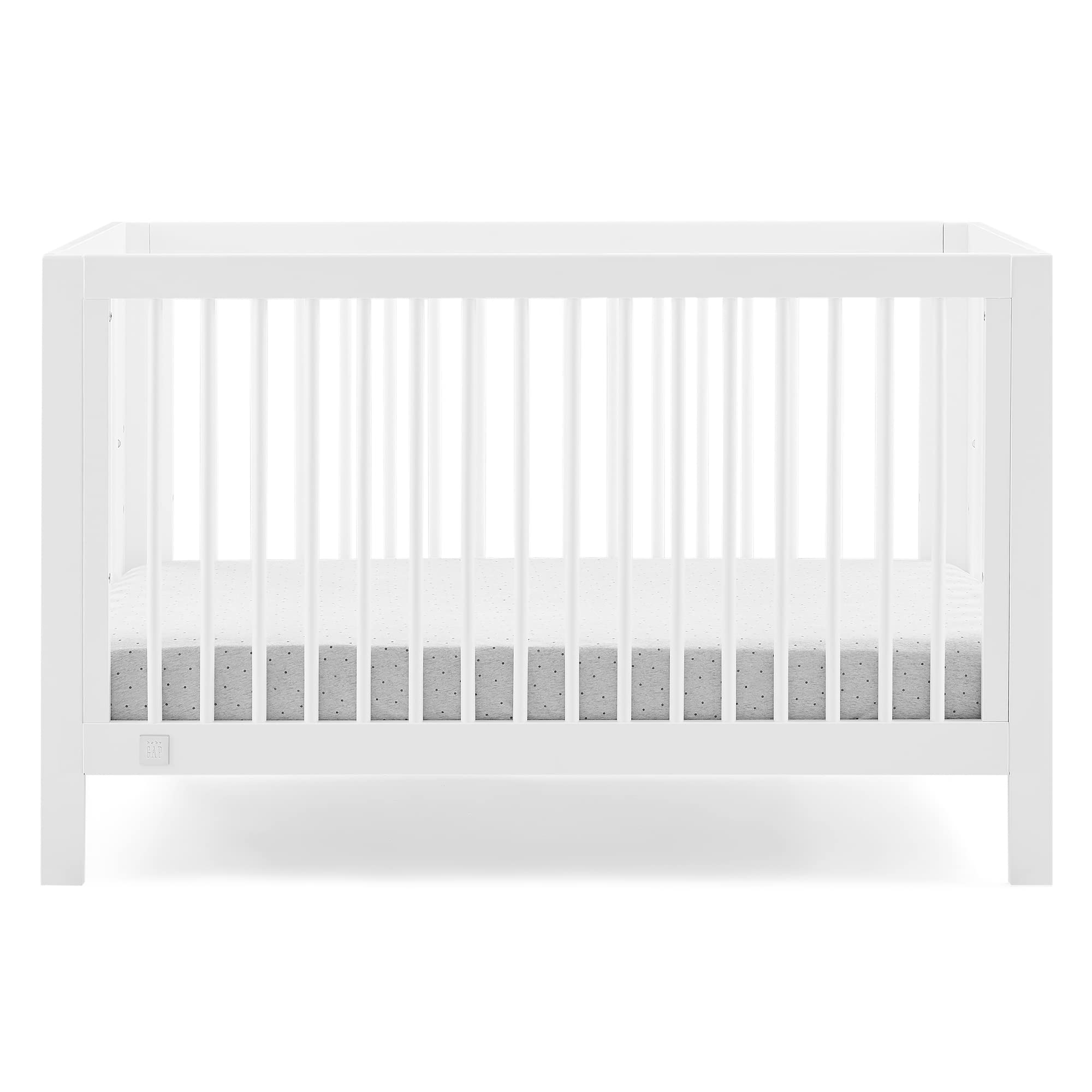 6-in-1 Convertible Crib - Greenguard Gold Certified, Bianca White