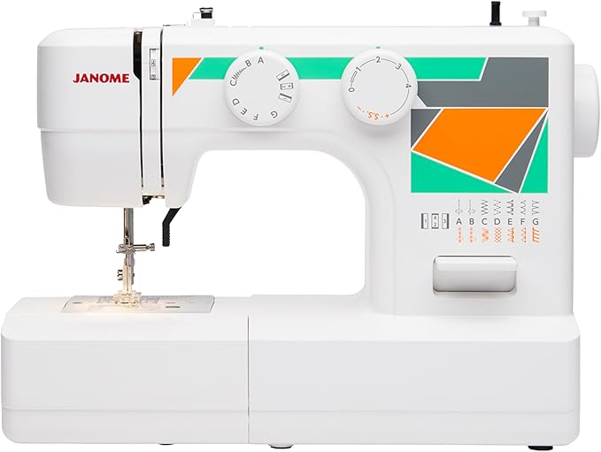 Sewing Machine with 19 Stitches, Automatic Needle Threader and 5-Piece