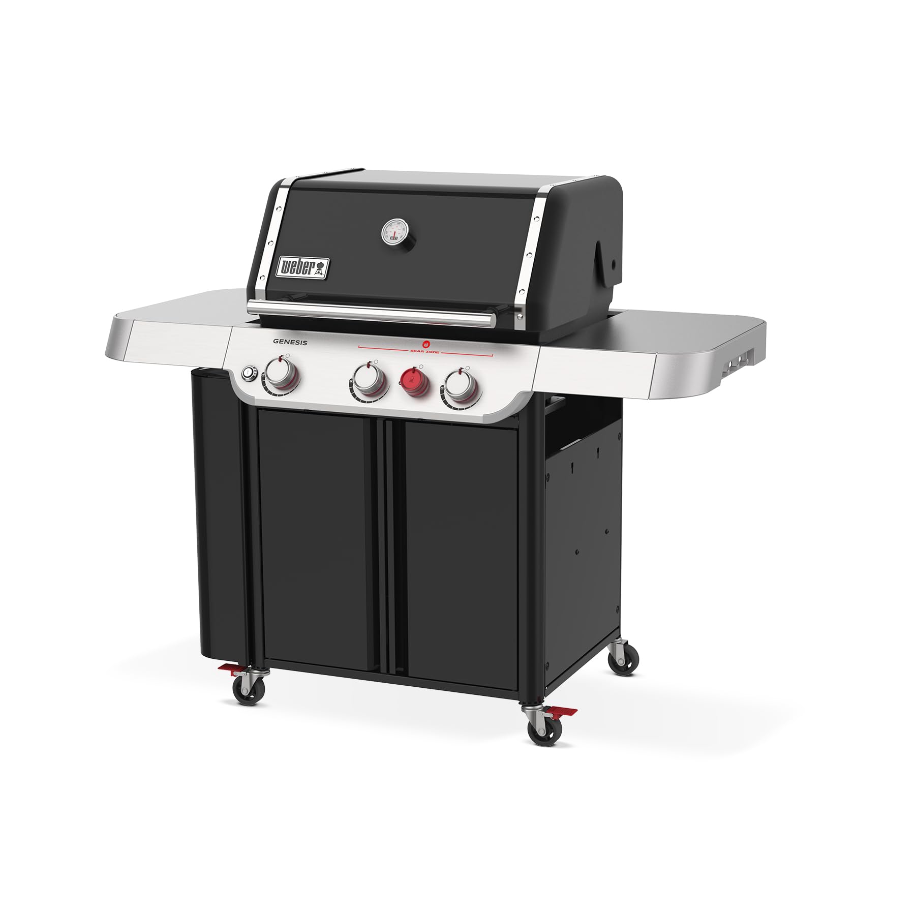 Genesis E-330 Liquid Propane Gas Grill for Outdoor Grilling, 3 Burners, Black