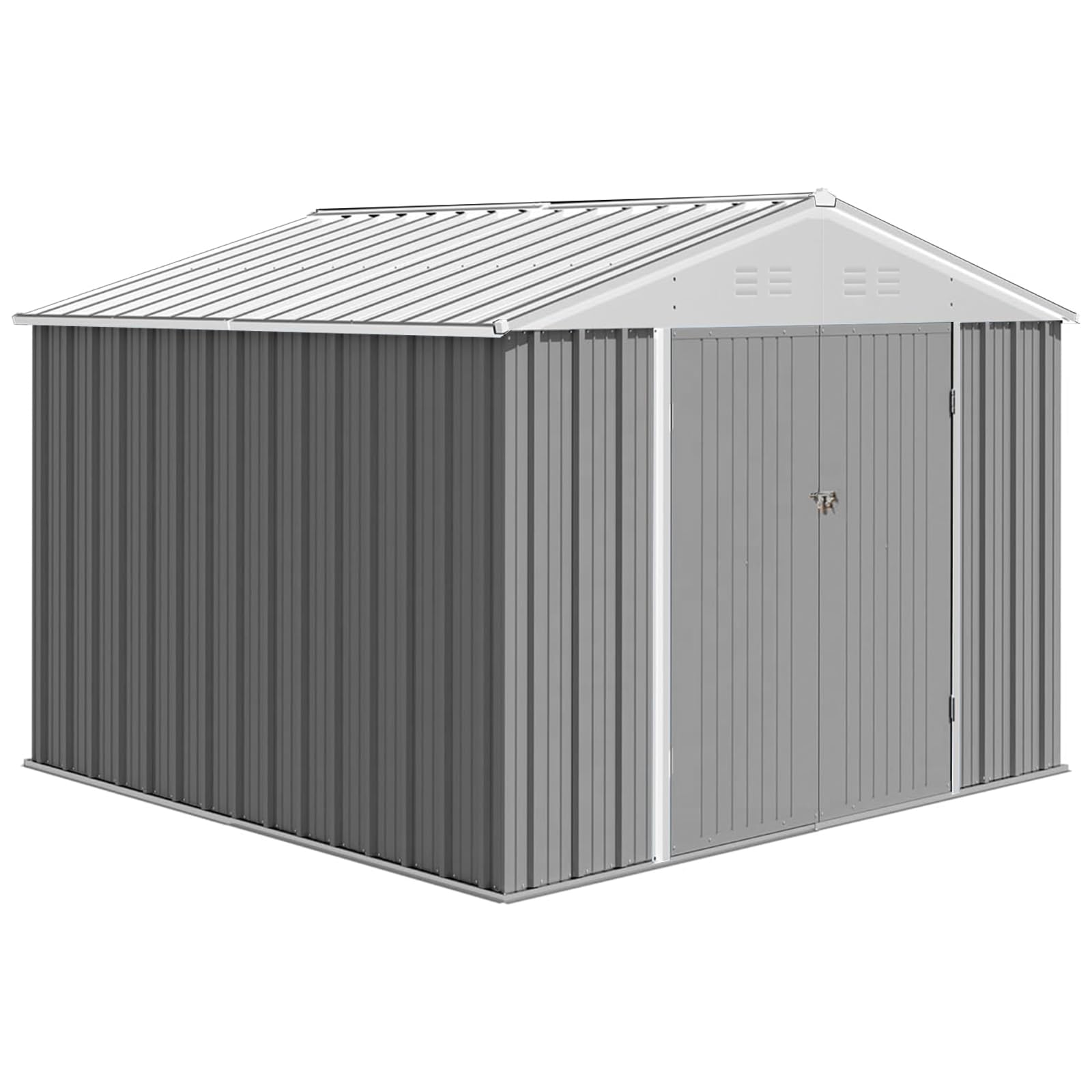 7.5 x 8.5 FT Outdoor Storage Shed, Garden Tool Storage Shed
