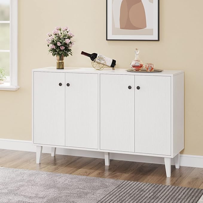 Sideboard Buffet Cabinet Kitchen Storage Cabinet Living Room 4 Doors Console