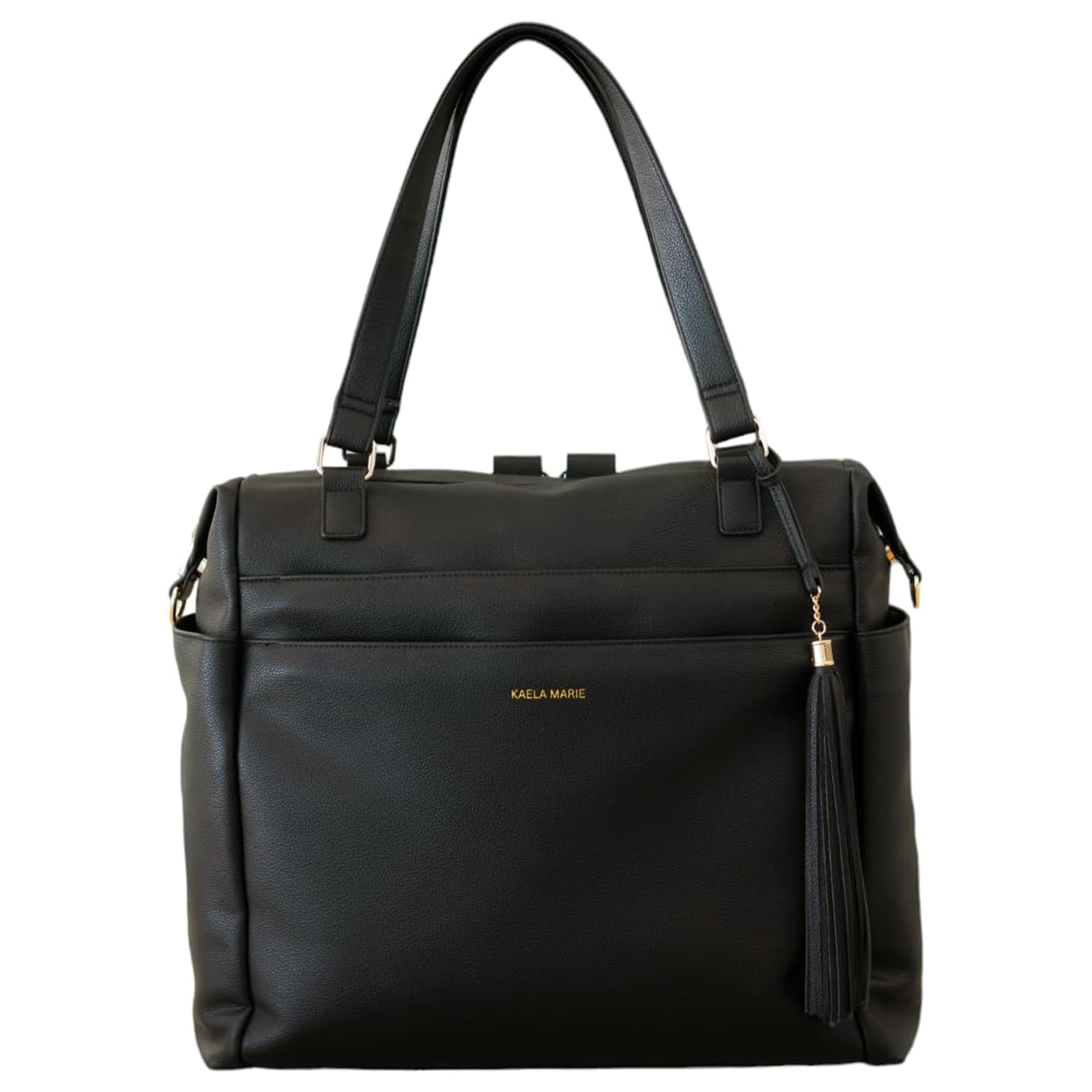 Bag Backpack, Vegan Leather Diaper Travel Tote Bag with Changing Pad