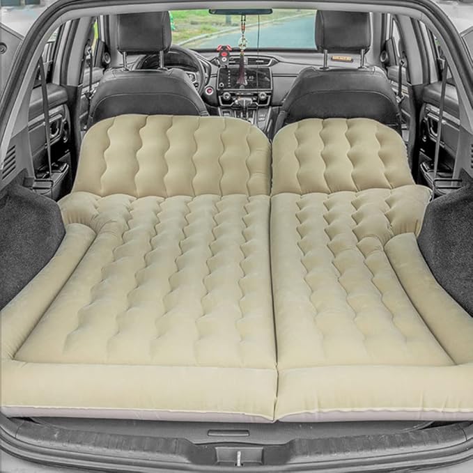SUV Air Mattress, Inflatable Air Mattress with Air Pump Inflatable Mattress Back Seat