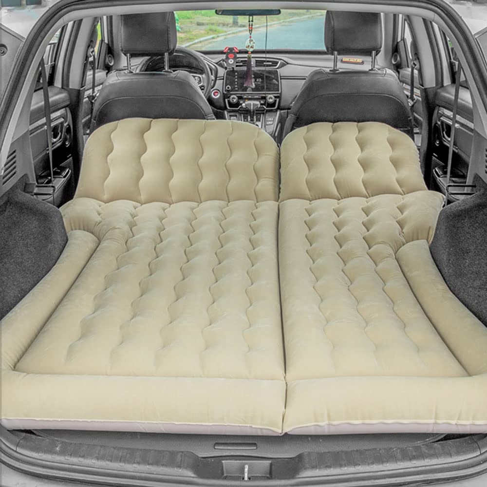 SUV Air Mattress, Inflatable Air Mattress with Air Pump Inflatable Mattress Back Seat