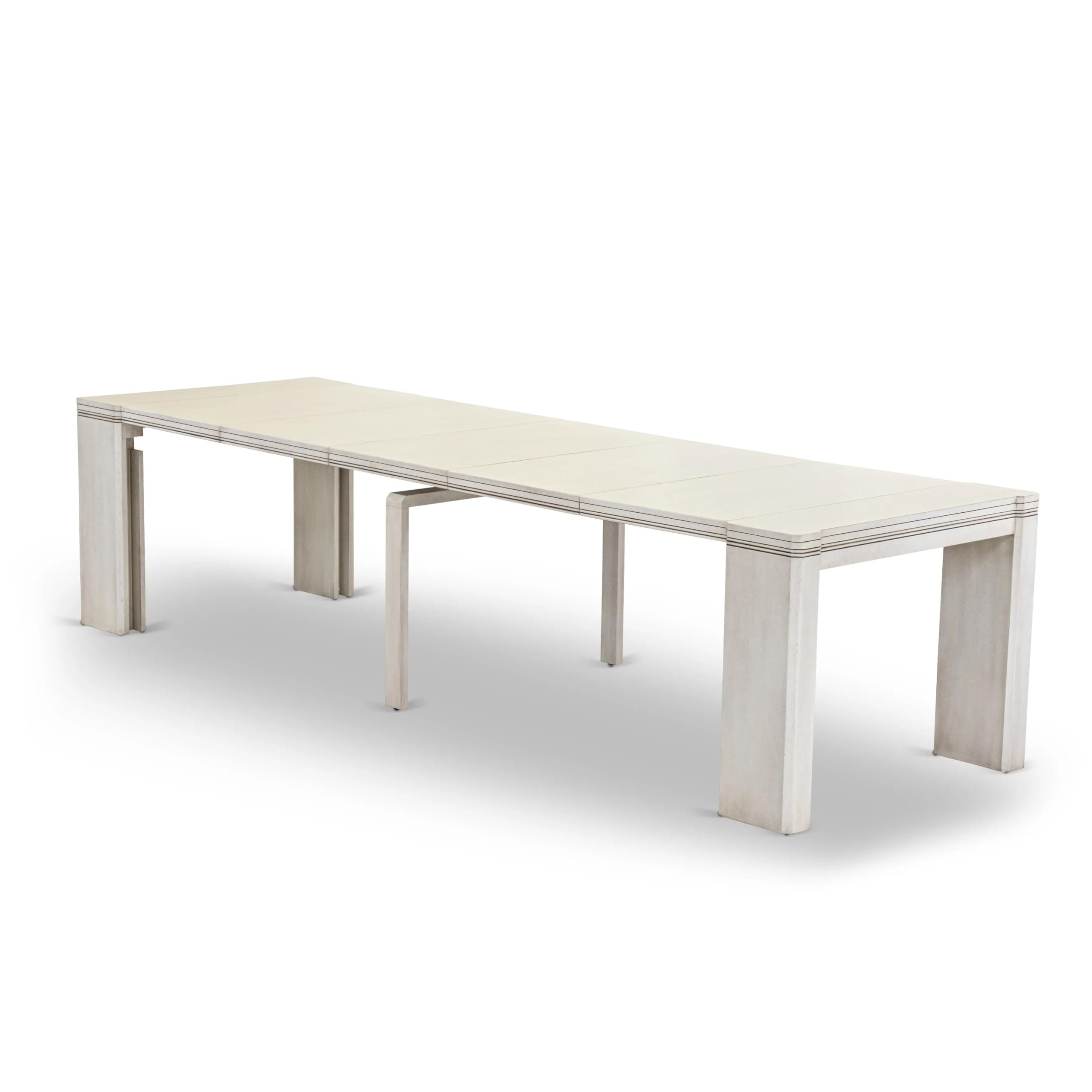 XTT-AWH-TL Extendable Dining Table - a Rectangle Dining Table Top
