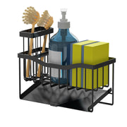 Kitchen with Brush Holder and Stainless Steel Self Drain Tray