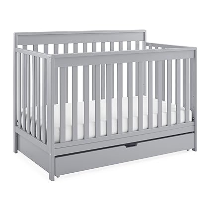Mercer 6-in-1 Convertible Crib with Storage Trundle, Greenguard Gold