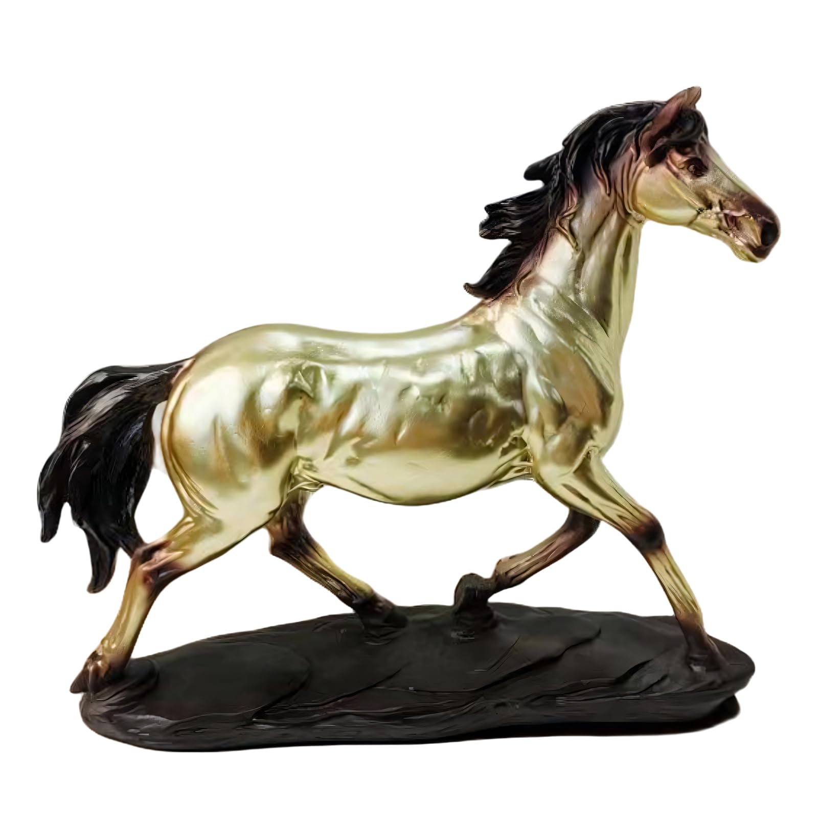 Horse Statues, Art Figurine Decorative Sculpture,Resin Horse Art Figurine Standing
