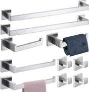 Bathroom Hardware Set 10PCS Brushed Nickel Bathroom Accessories Set SUS304