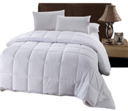 White Down Alternative Queen Comforter with Corner Tabs