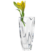 Cassia Crystal Glass Vase, 12 Inch