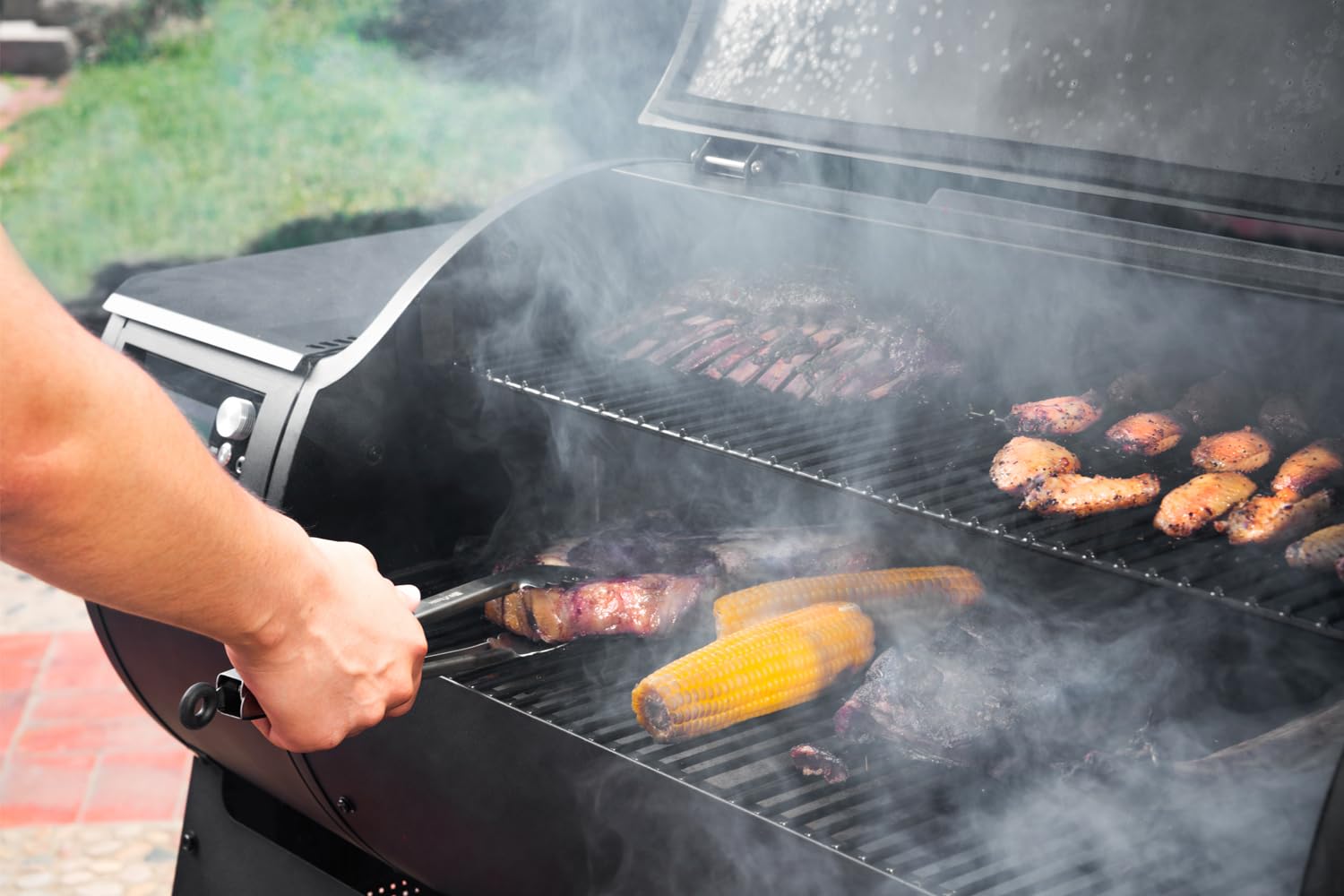 Origin-940 Electric Wood Pellet Smoker Grill – A.I. Smart BBQ Grill with WiFi