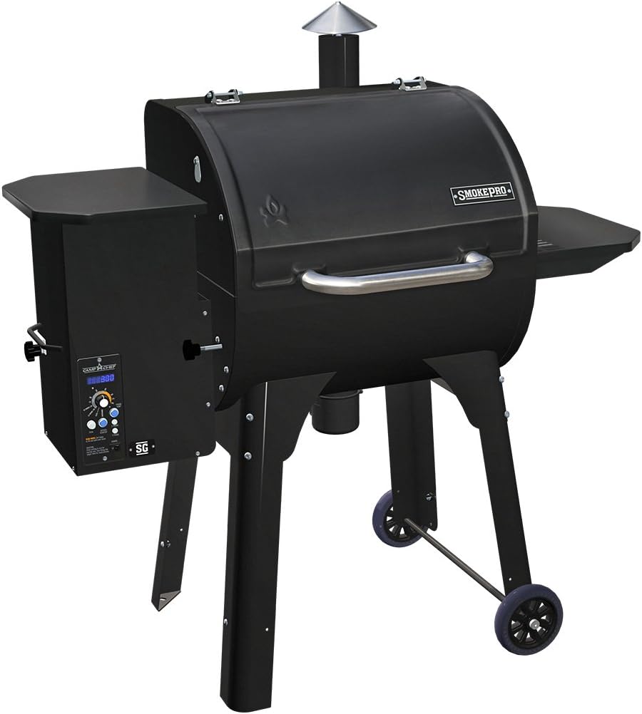 SmokePro SG 24 Smoker, Black (PG24SG) Wood Pellet Grill