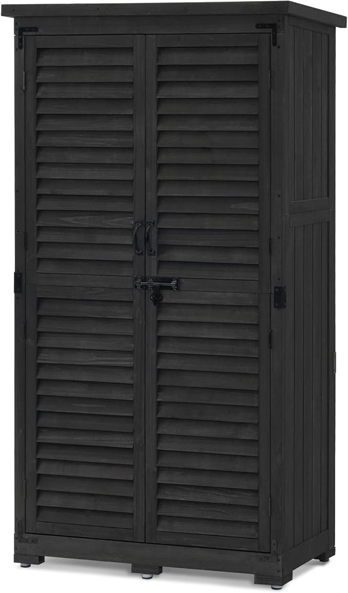 Outdoor Storage Cabinet, Garden Storage Shed