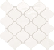 Mesmerist 11" X 12" Ceramic Arabesque Mosaic Tile in Spirit Gloss (10 PC Per Carton)