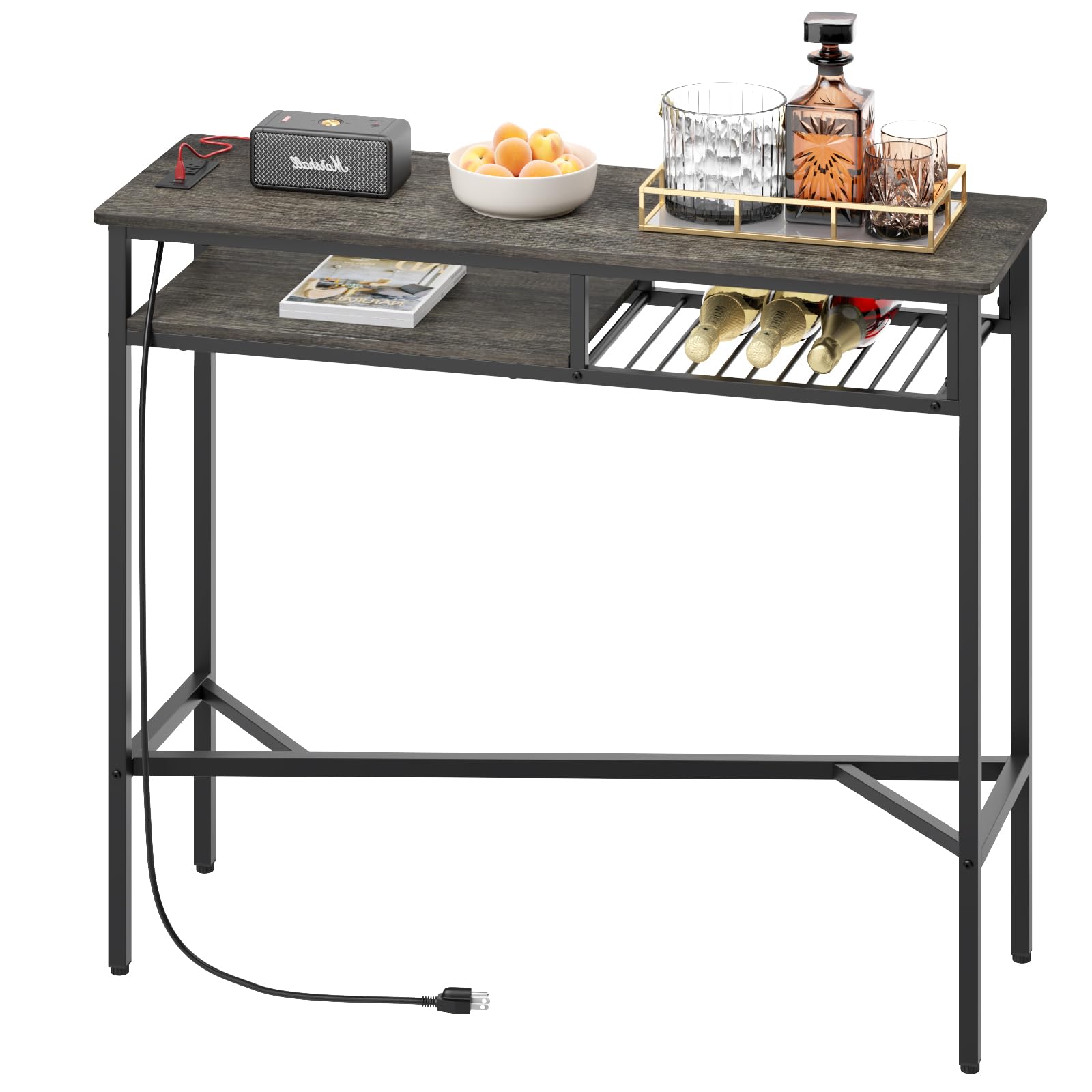 47.2" Bar Tables with Charging Sation