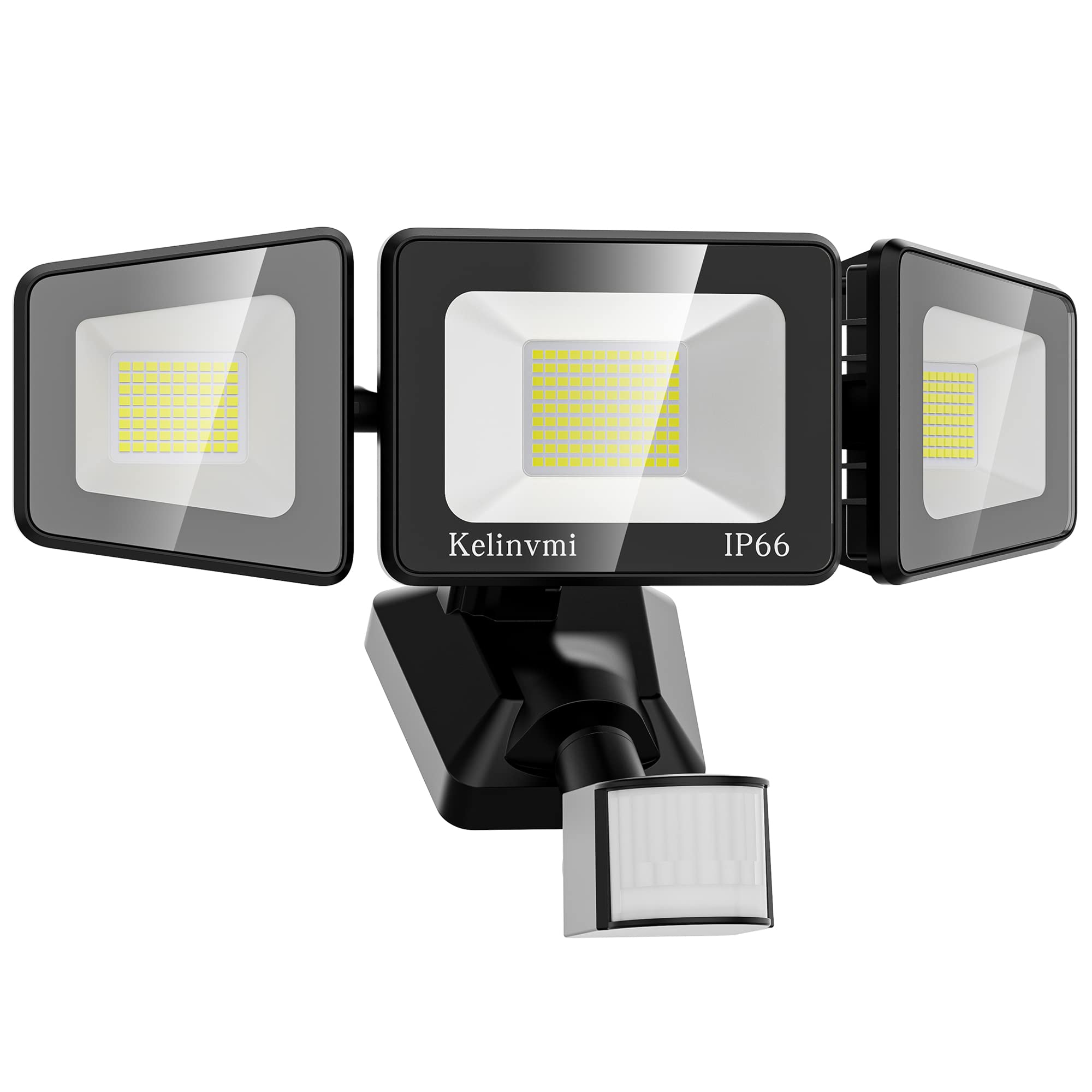 120W LED Flood Lights Outdoor with Motion Sensor, 12000LM 4500K Daylight