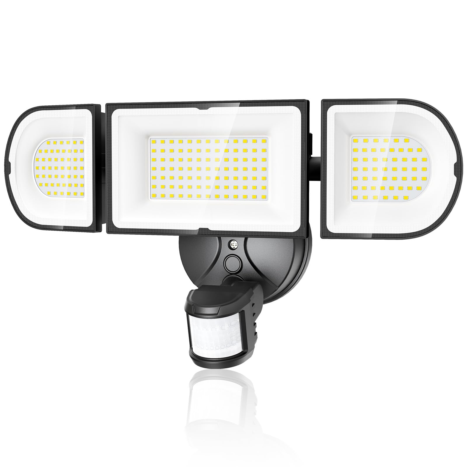 180W Motion Sensor Outdoor Lights, 18000lm Dusk to Dawn LED Flood Lights Outdoor Wired