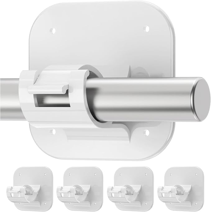 No Drill Curtain Rods for Windows – Renter Friendly