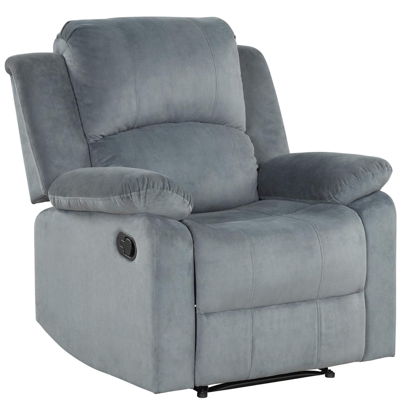 Fabric Manual Recliner Chair for Adults, Comfy Reclining Chairs