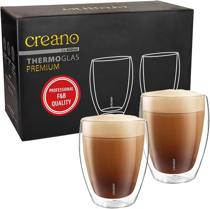 Double-Walled Drinking Glasses 12.5oz / 400 ml - Set of 6