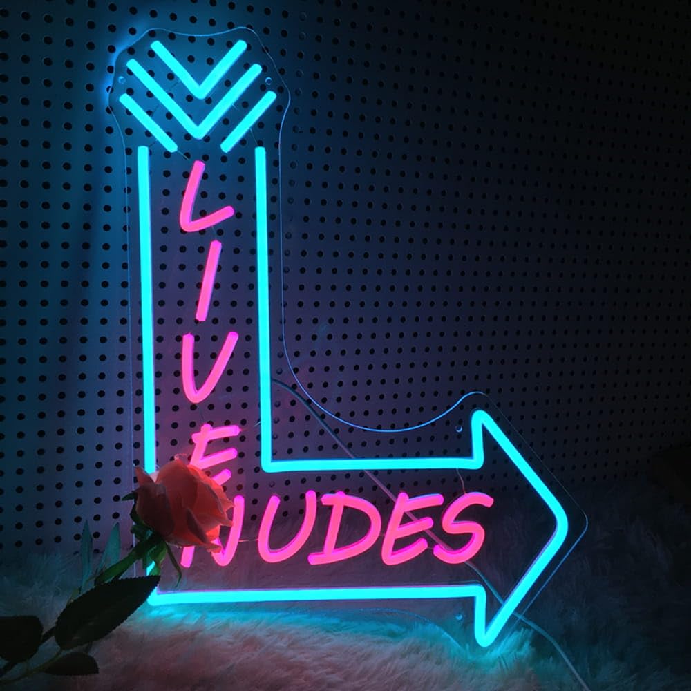 Large Neon Sign (20X15inches), Neon Signs for Man Cave & Home Art Decor