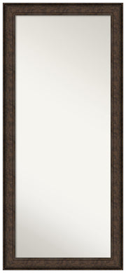 Bronze Full Length Mirror, 66x30 Ridge Bronze Tall Free Standing Body Wall Mirror