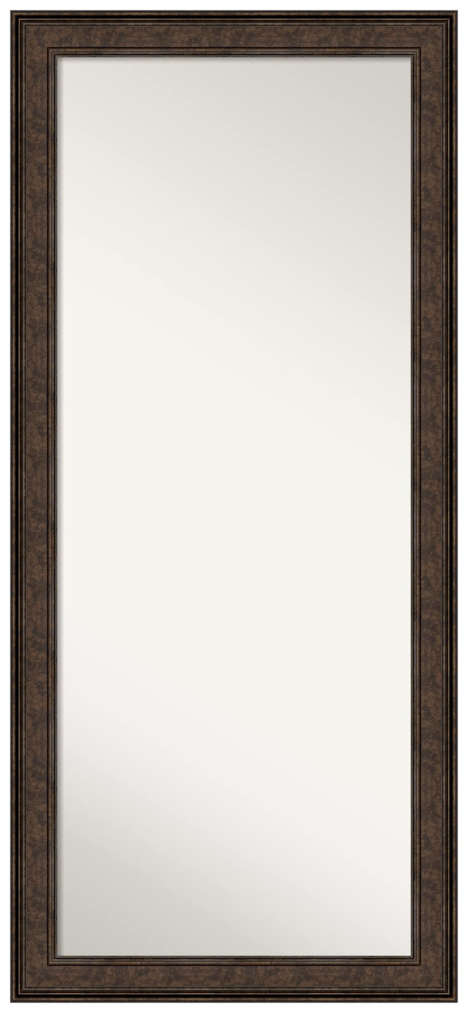Bronze Full Length Mirror, 66x30 Ridge Bronze Tall Free Standing Body Wall Mirror