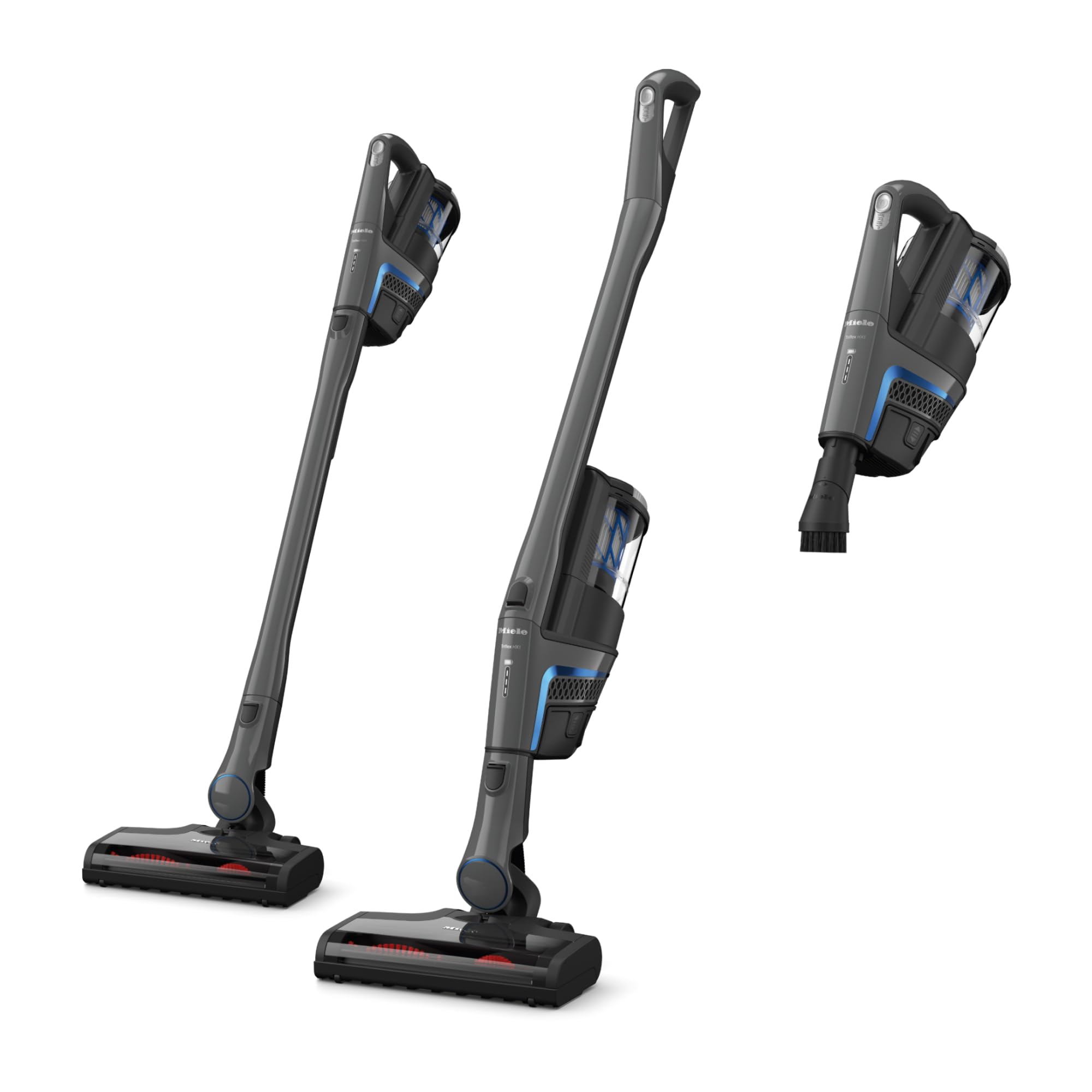 Triflex HX1 Cordless Stick Vacuum Cleaner, 60 min runtime, Graphite Grey / Blue