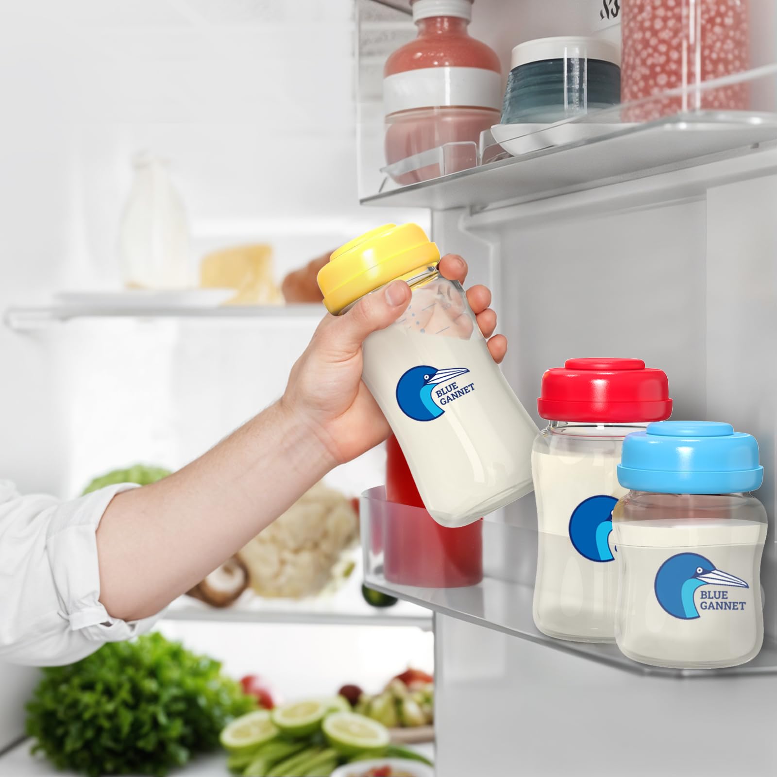 Multipurpose Anti-Colic Glass Baby Bottles with Slow Flow and Natural Flow Nipples