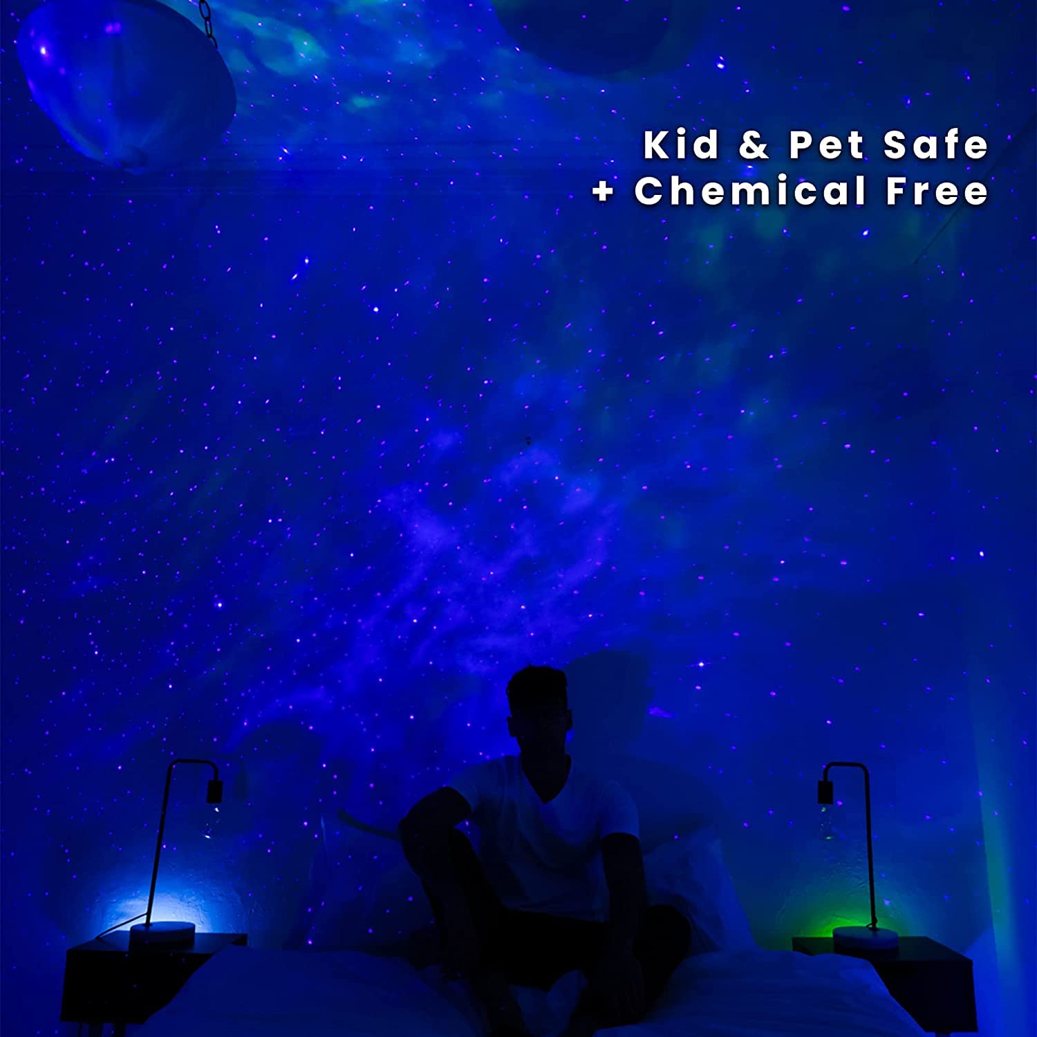 Authentic Galaxy Projector (Blue Stars) | LED Nebula Projector | Star Light Projector