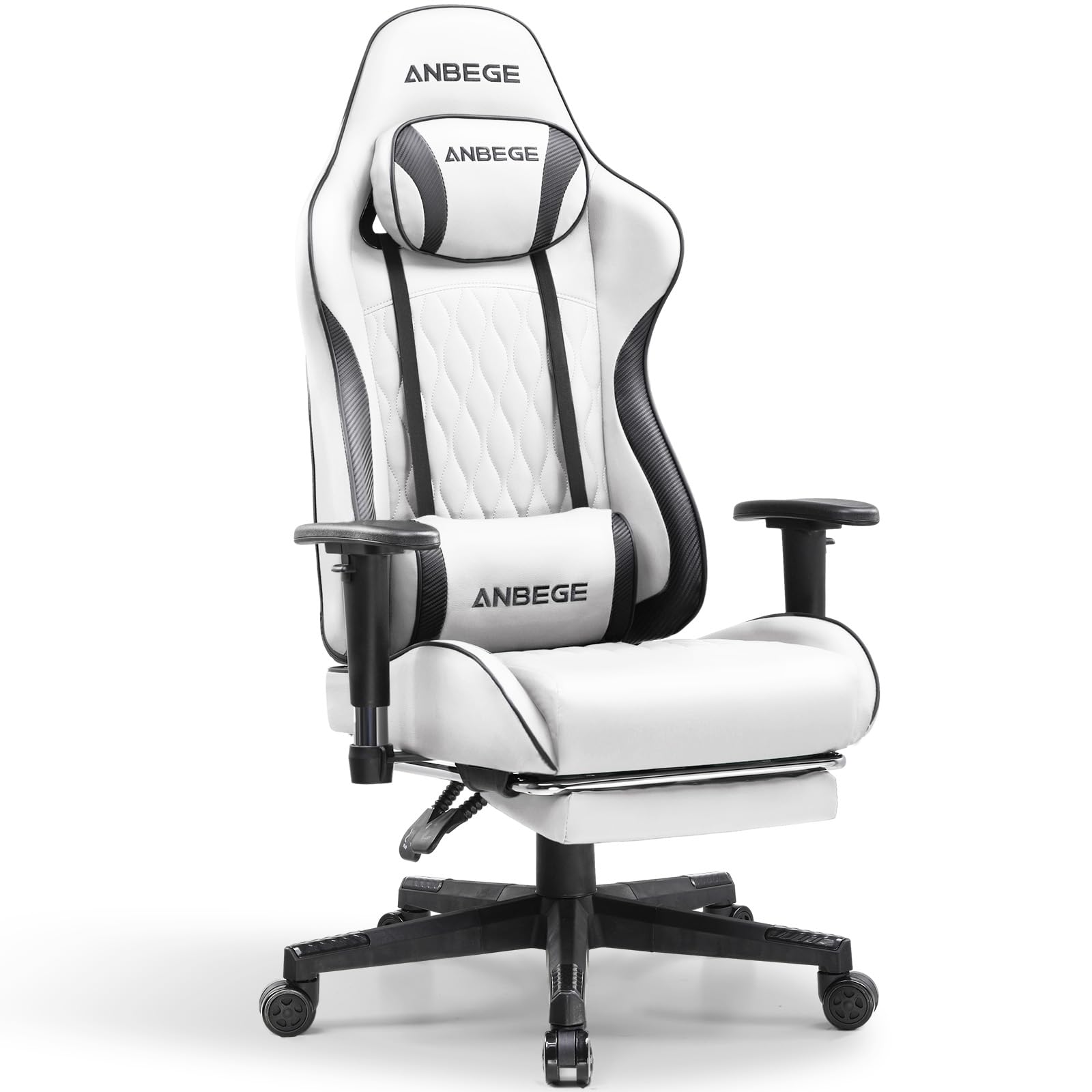 Ergonomic Computer Office Gaming Chair with Footrest and Lumbar Support,