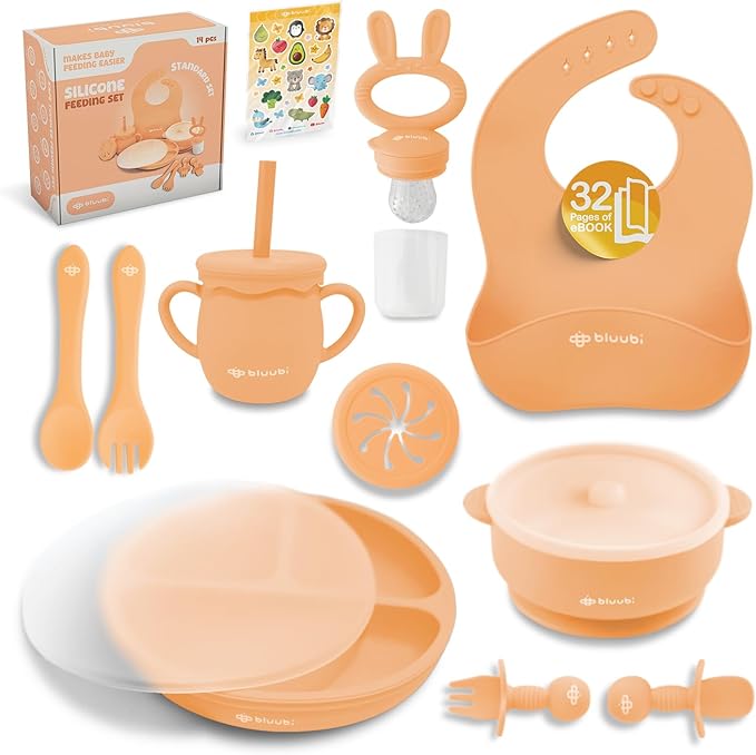 Baby Feeding Set - Infant Tableware for First Foods & Baby, Led Weaning (0+ Months