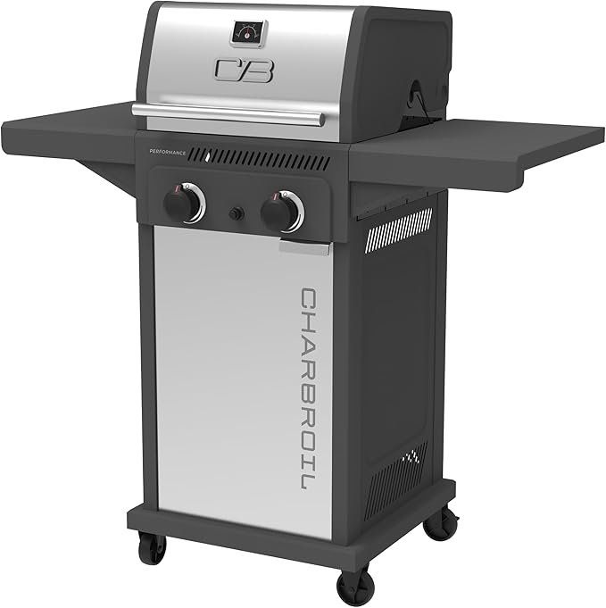 Performance Series Convective 2-Burner Cabinet Propane Gas Stainless Steel Grill