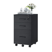 Mobile File Cabinet, Under Desk Storage Drawers Small File Cabinet for Home Office