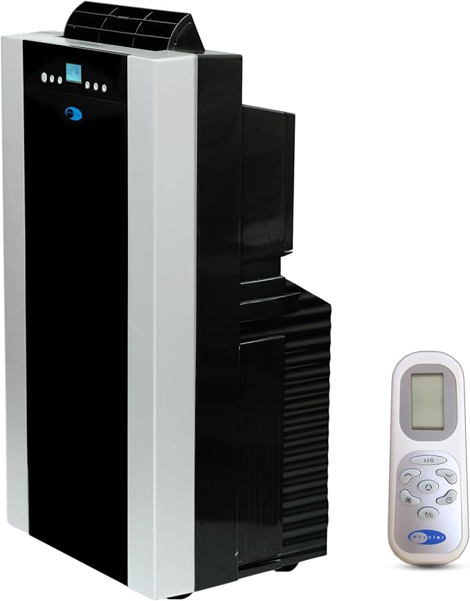 Portable Air Conditioner 14,000 BTU with Dual Hose Dehumidifier & Cooling Fan