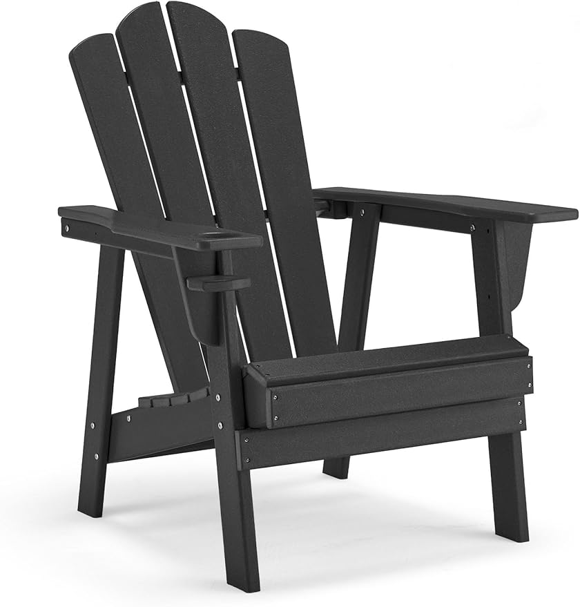 Adirondack Chair - Durable HDPE Poly Lumber All-Weather Resistant