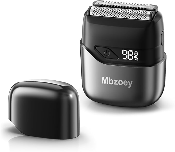 Mini Electric Razor for Man: Electric Foil Shavers for face - IPX7 Waterproof Cordless