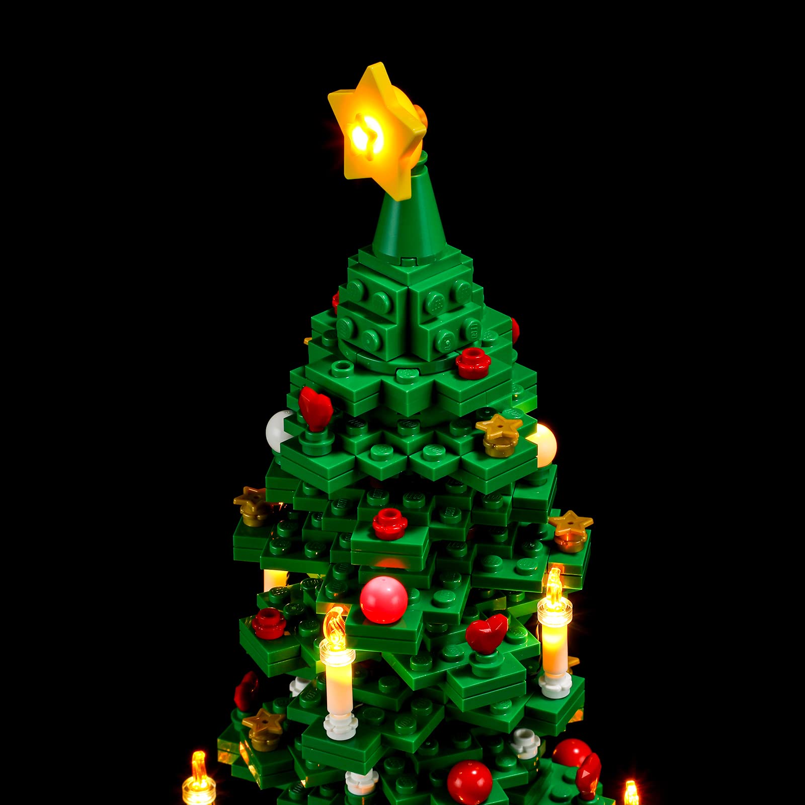 Led Lighting Kit for LEGO-40573 Christmas Tree - Compatible with Lego Building Blocks