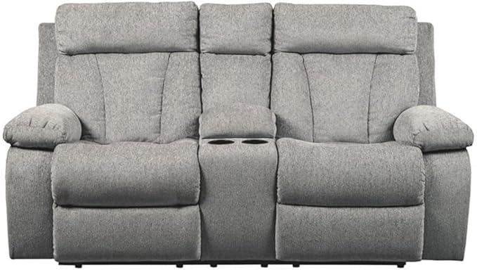 Mitchiner Contemporary Manual Rocker Recliner, Gray